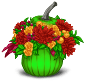 Vaso di fiori di Halloween