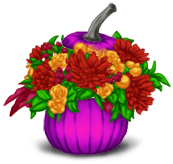 Vaso di fiori di Halloween