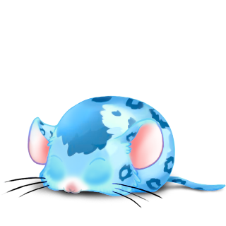 Adotta un Mouse Blu leopardo