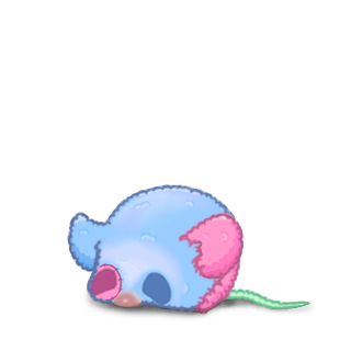 Adotta un Mouse Peluche blu